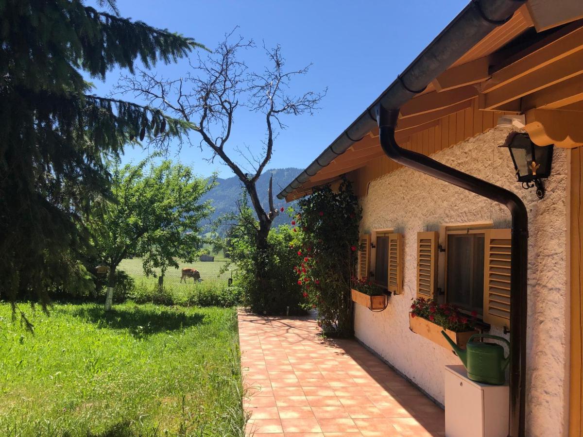 Ferienhaus Veronika Mit 2000Qm Garten Und Bergblick Unterammergau Kültér fotó