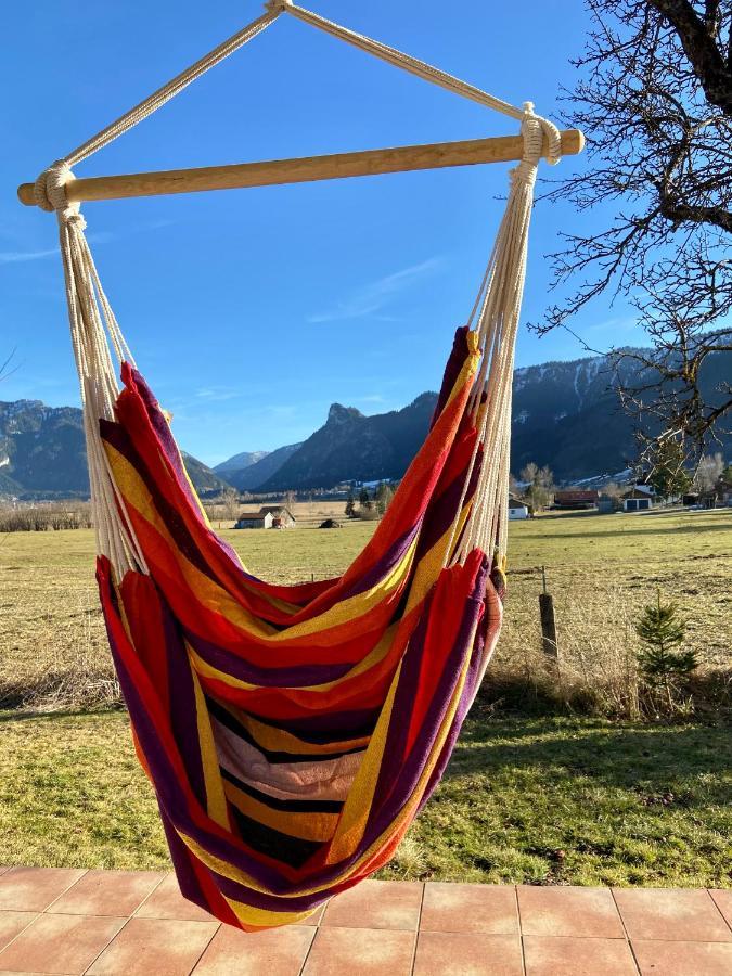 Ferienhaus Veronika Mit 2000Qm Garten Und Bergblick Unterammergau Kültér fotó